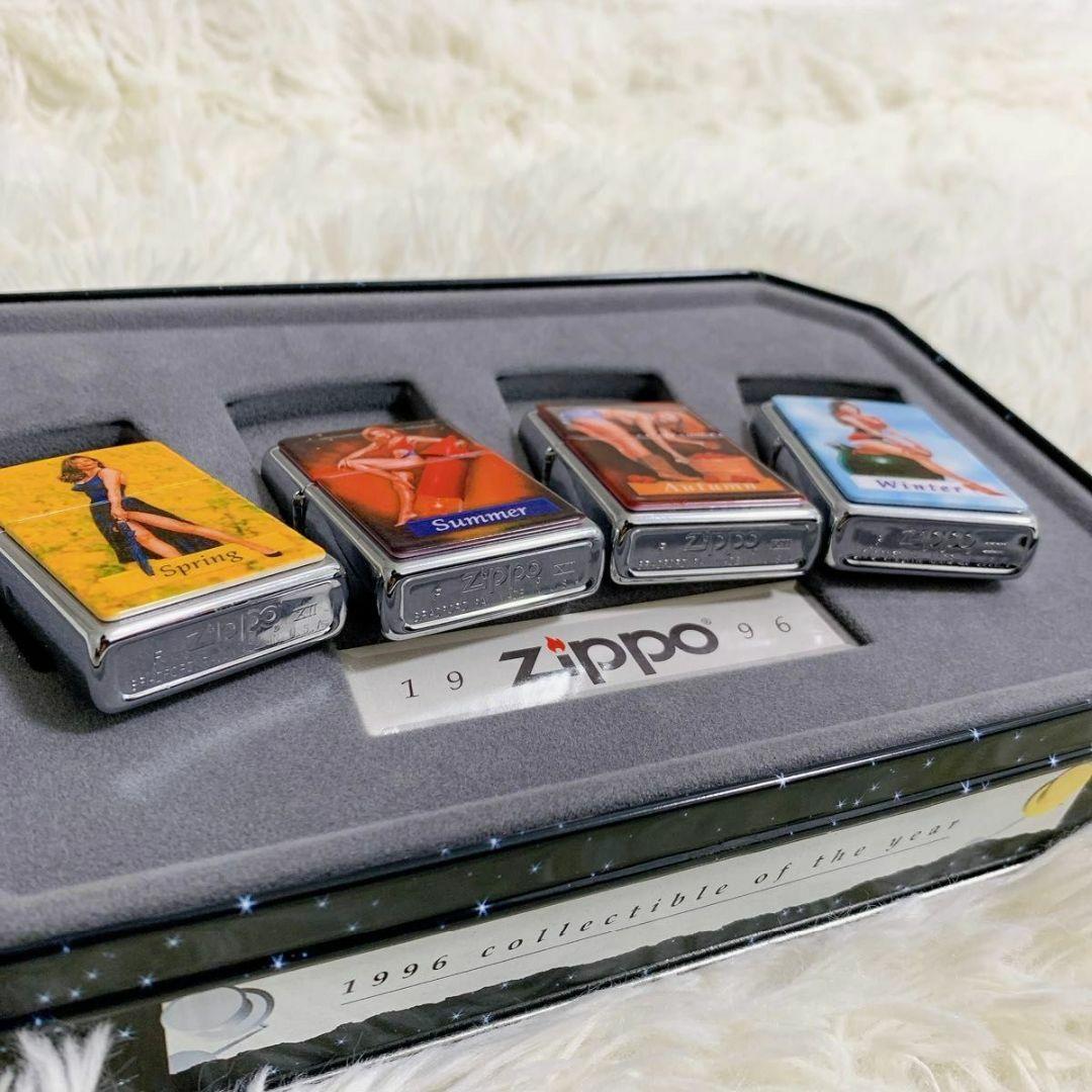 未使用品 PINUP girls ヴィンテージZIPPO 4本 オイルライター