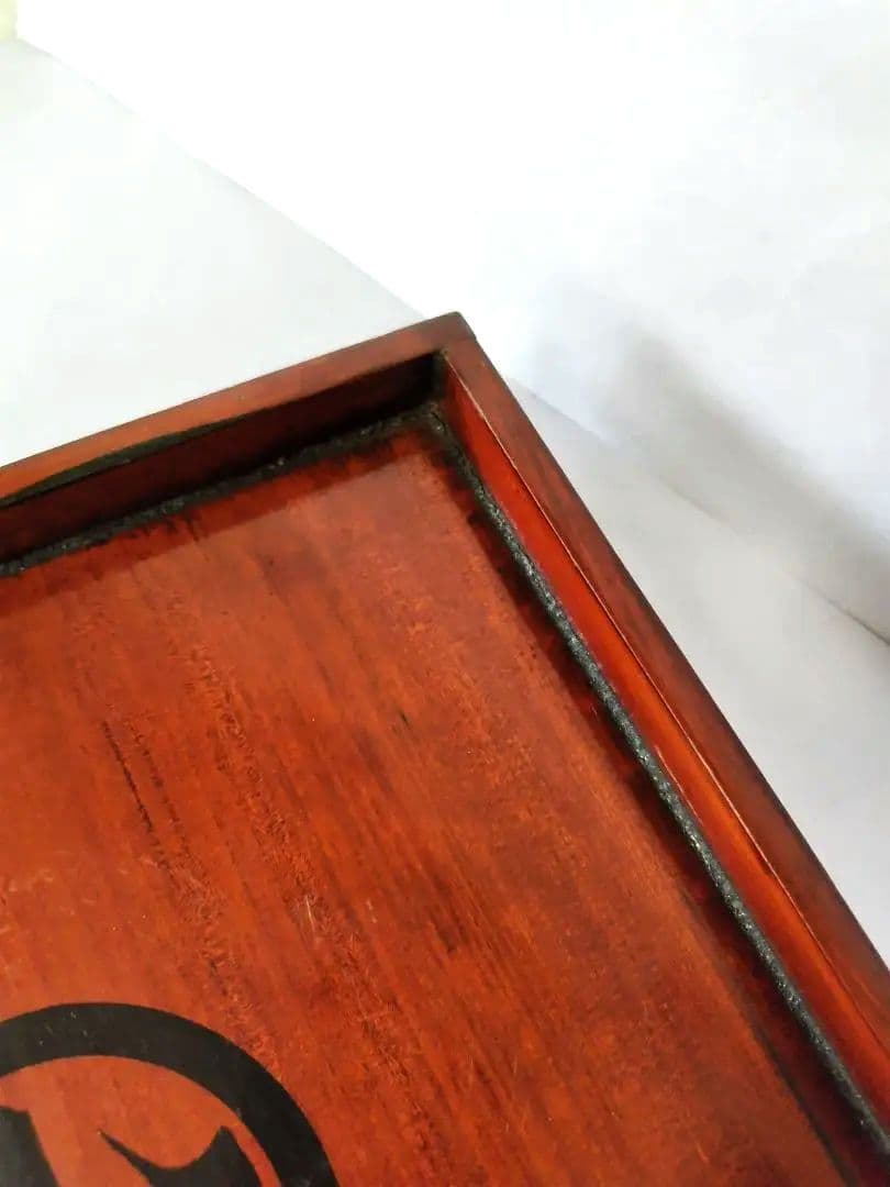 【希少品】古物　伊勢春慶　胡桃脚膳　くるみ脚膳　 岡村長四郎　アンティーク