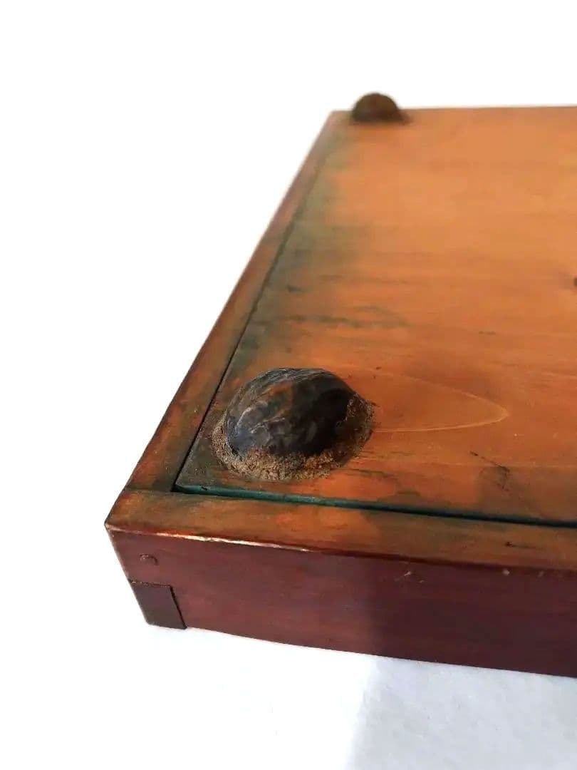 【希少品】古物　伊勢春慶　胡桃脚膳　くるみ脚膳　 岡村長四郎　アンティーク