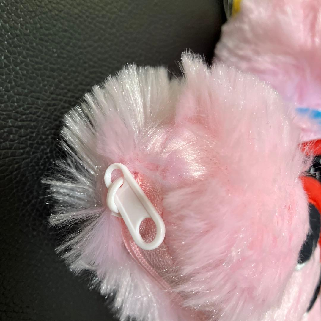 未使用タグ付き ポピープレイタイム ピンク系ぬいぐるみポシェット