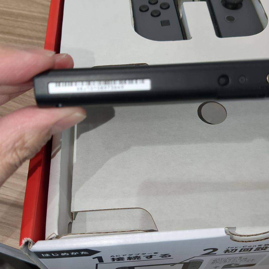 希少　2024年製 Nintendo Switch グレー　バッテリー強化版