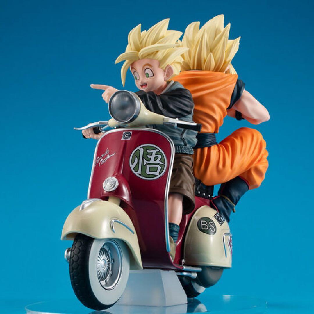 デスクトップリアルマッコイEX ドラゴンボールZ 孫悟空＆孫悟飯＆バイク