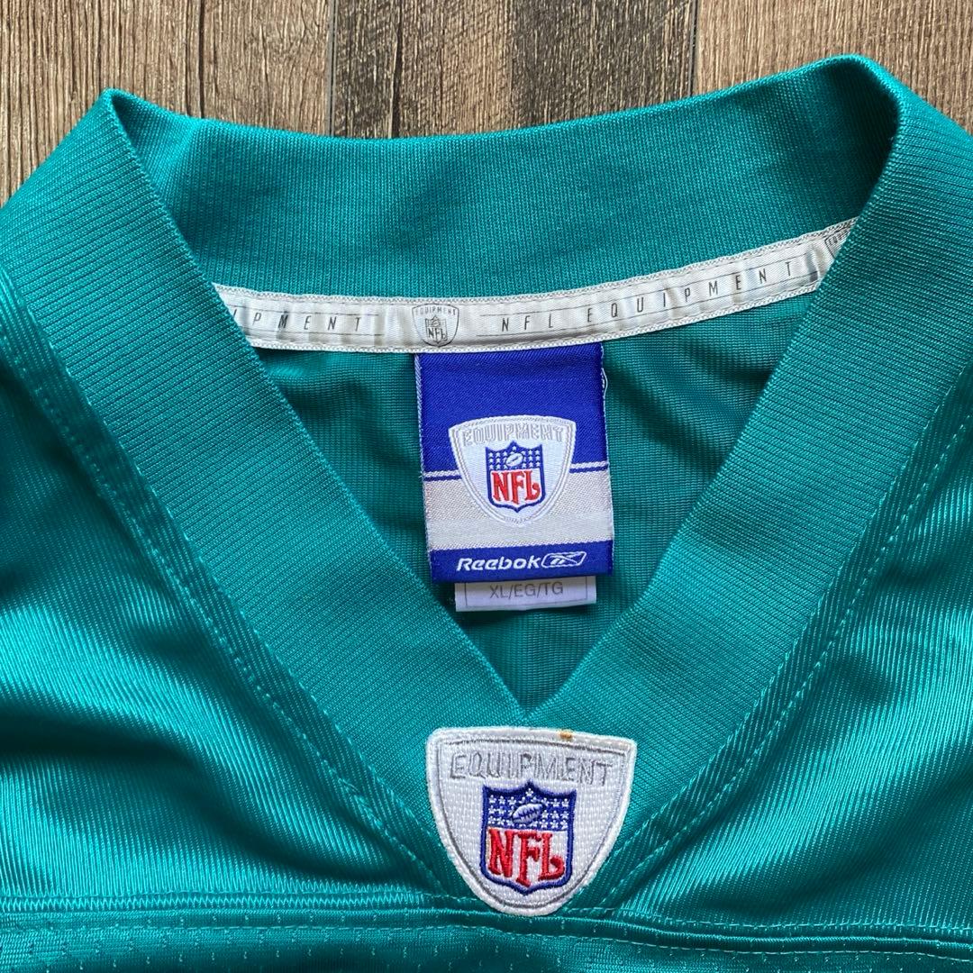 NFL 公式 マイアミドルフィンズ フットボールシャツ ユニフォーム 34番