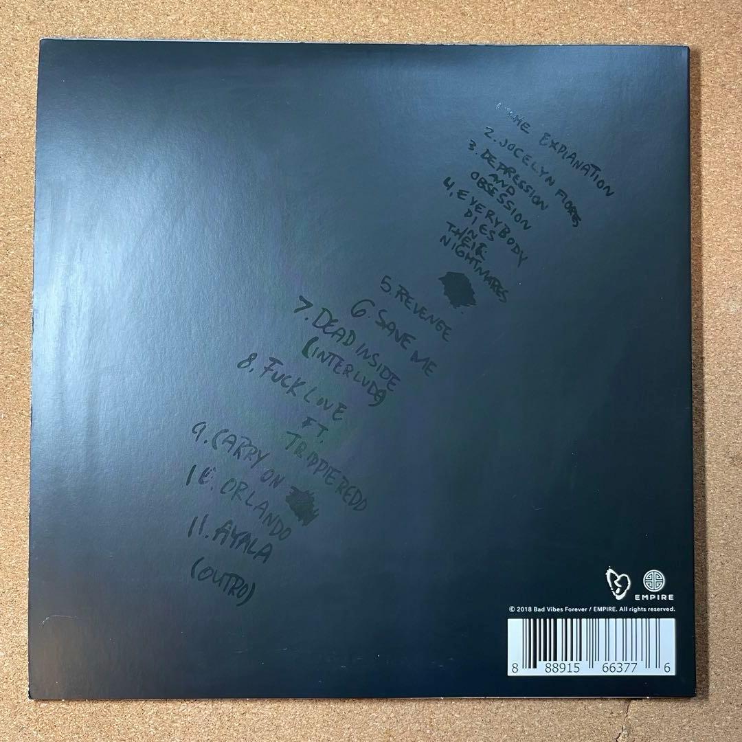 XXXTENTACION LP カラーヴァイナル 非公式盤 中古