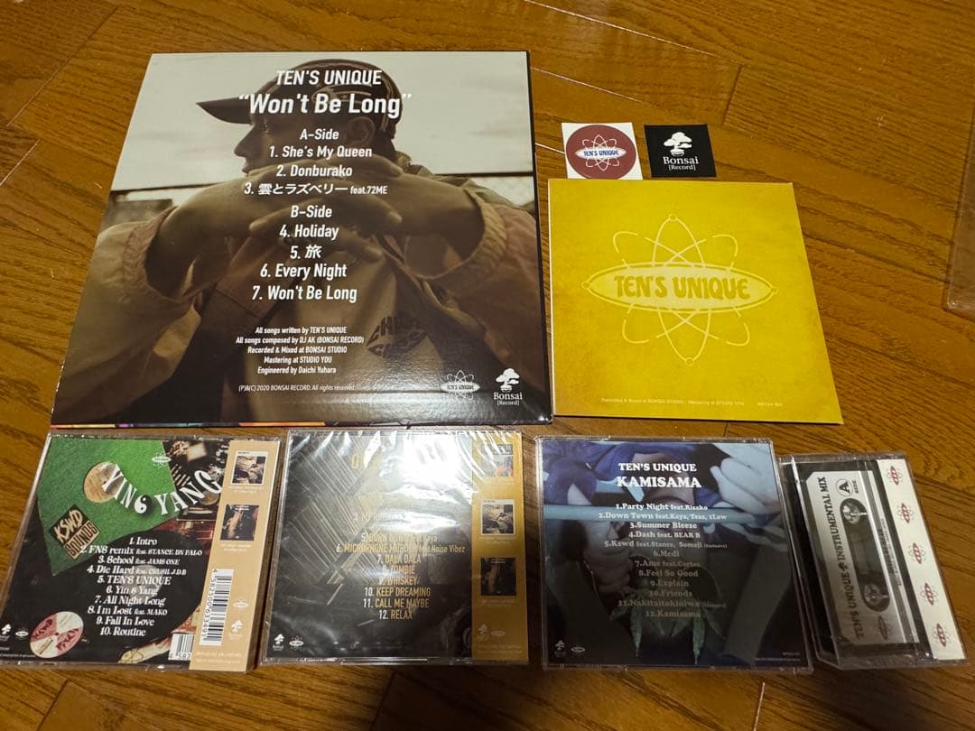 TEN'S UNIQUE レコード CD 激レアポスター　セット