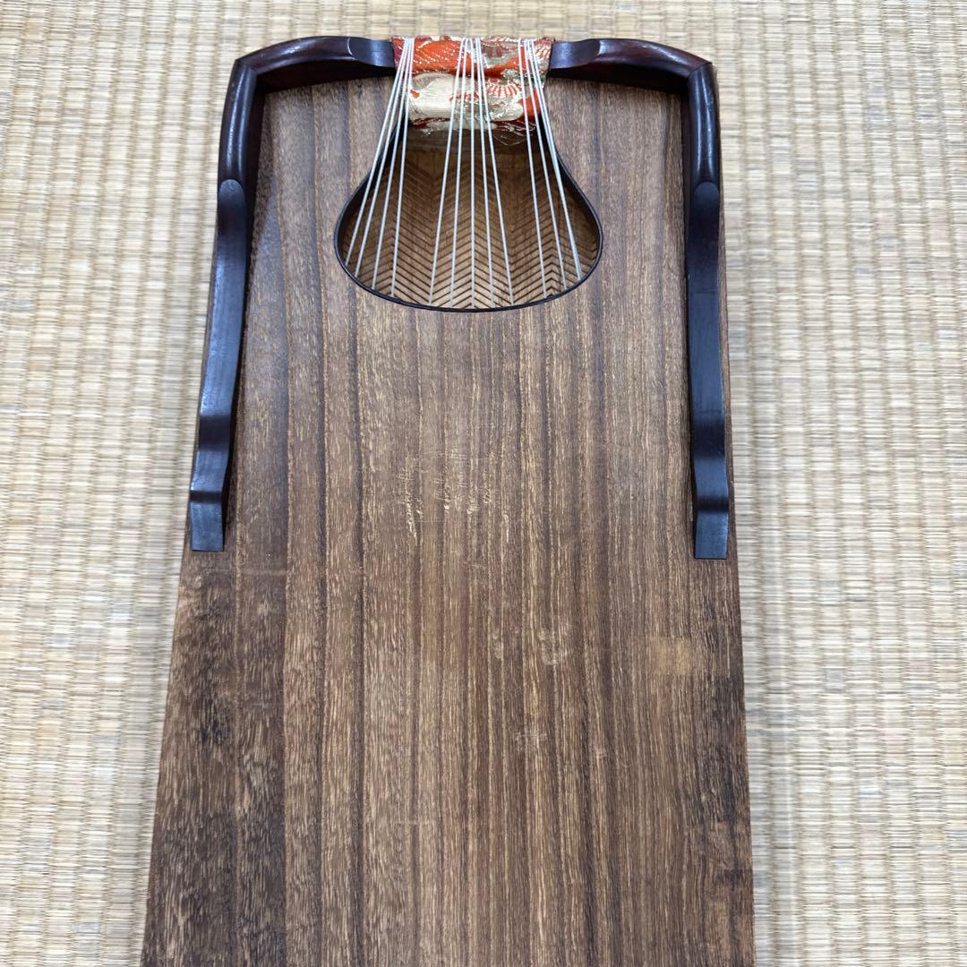 歌竜在銘　綾杉彫　お琴　約L183㎝　タサオ　東な8-0104④