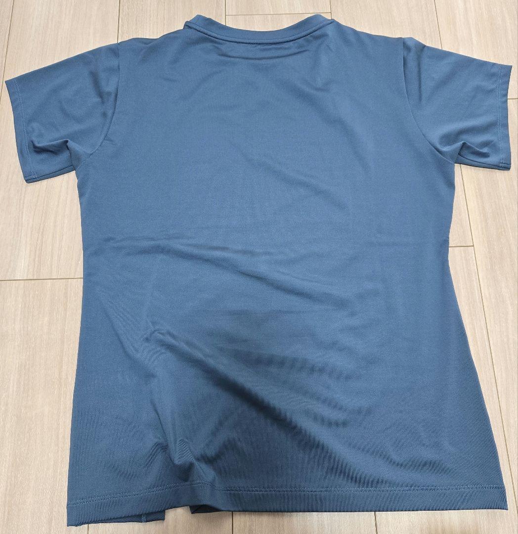 アドミラル テニス サイドアシメスリットTEE Lサイズ　ネイビー