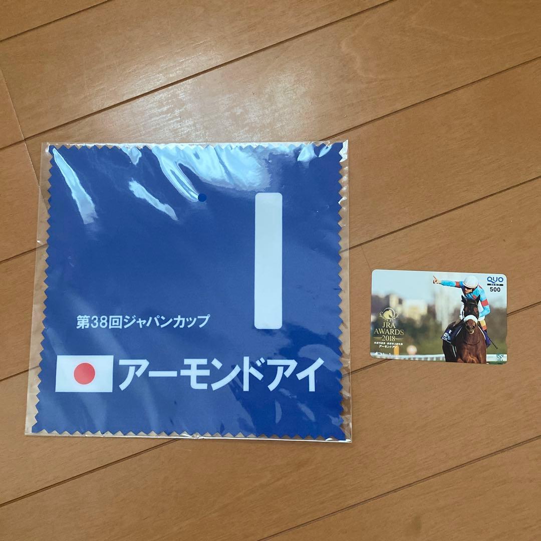 JRA2019オークス東京競馬場アーモンドアイBIGポスターハンカチQUOカード
