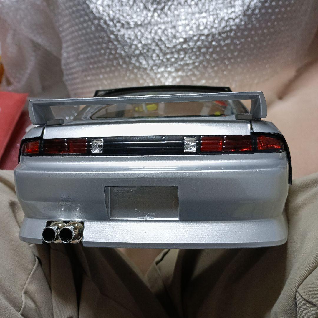オ*ん様 S14シルビア（後期)ボディー　前後ブリスターフェンダー仕様 1/10