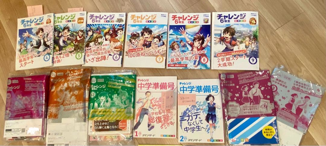 【ほぼ未使用‼︎‼︎ 】チャレンジ6年生➕中学準備号　1年分　進研ゼミ