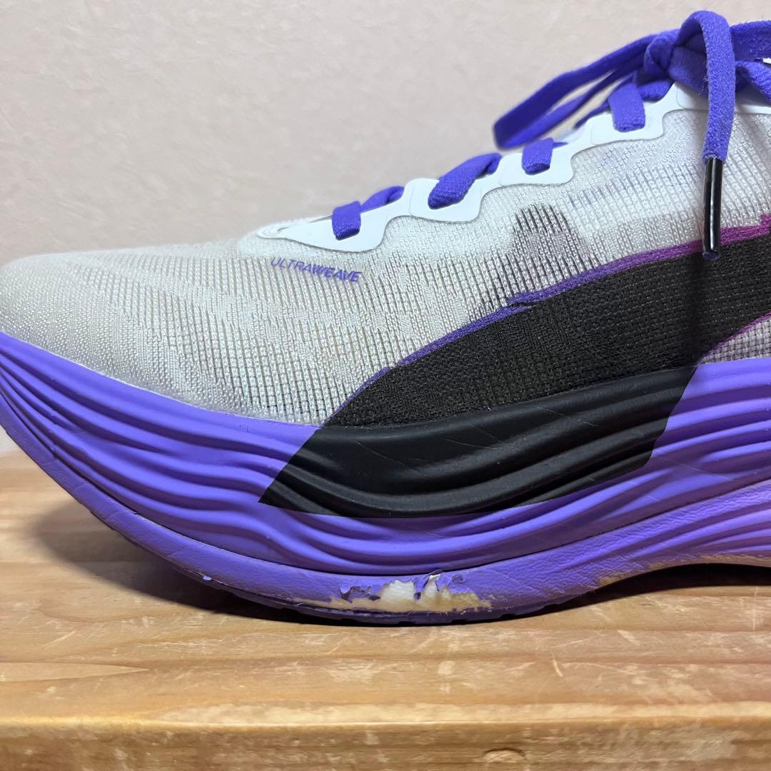【1度使用】プーマ ディヴィエイトニトロエリート3 DT 26cm PUMA