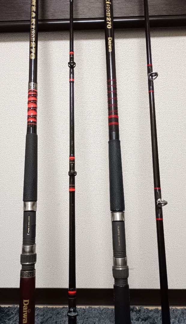 ダイワ 剣崎200号270 & ダイワ 剣崎120号270 2本継ぎまとめて2本