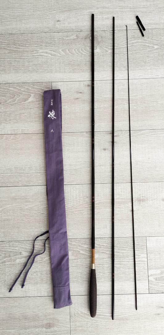 【美品】シマノ 朱紋峰 煉 8尺 / れん へら竿