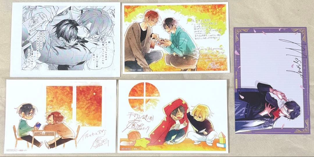 佐々木と宮野 小冊子 色紙 ポストカード 特典まとめ売り