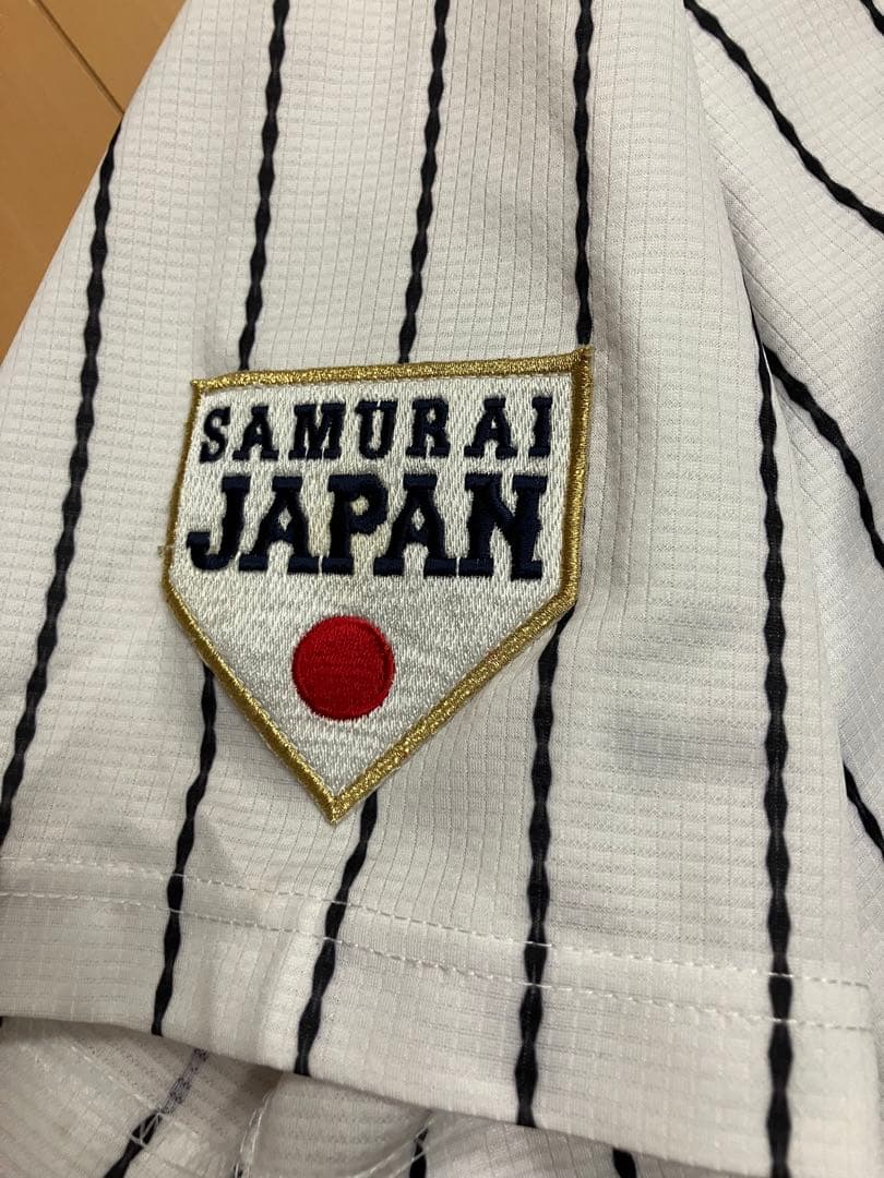 侍ジャパン　ユニフォーム　無地　背番号無し　ミズノ　WBC M