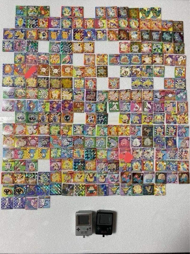 ポケットモンスター　初期　レトロ　ミニカード　ブロスカード 238枚　ケース2台