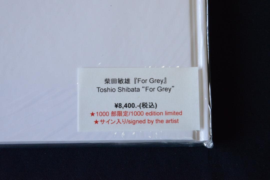 【For Grey:Toshio Shibata】柴田敏雄★大幅に値下げしました