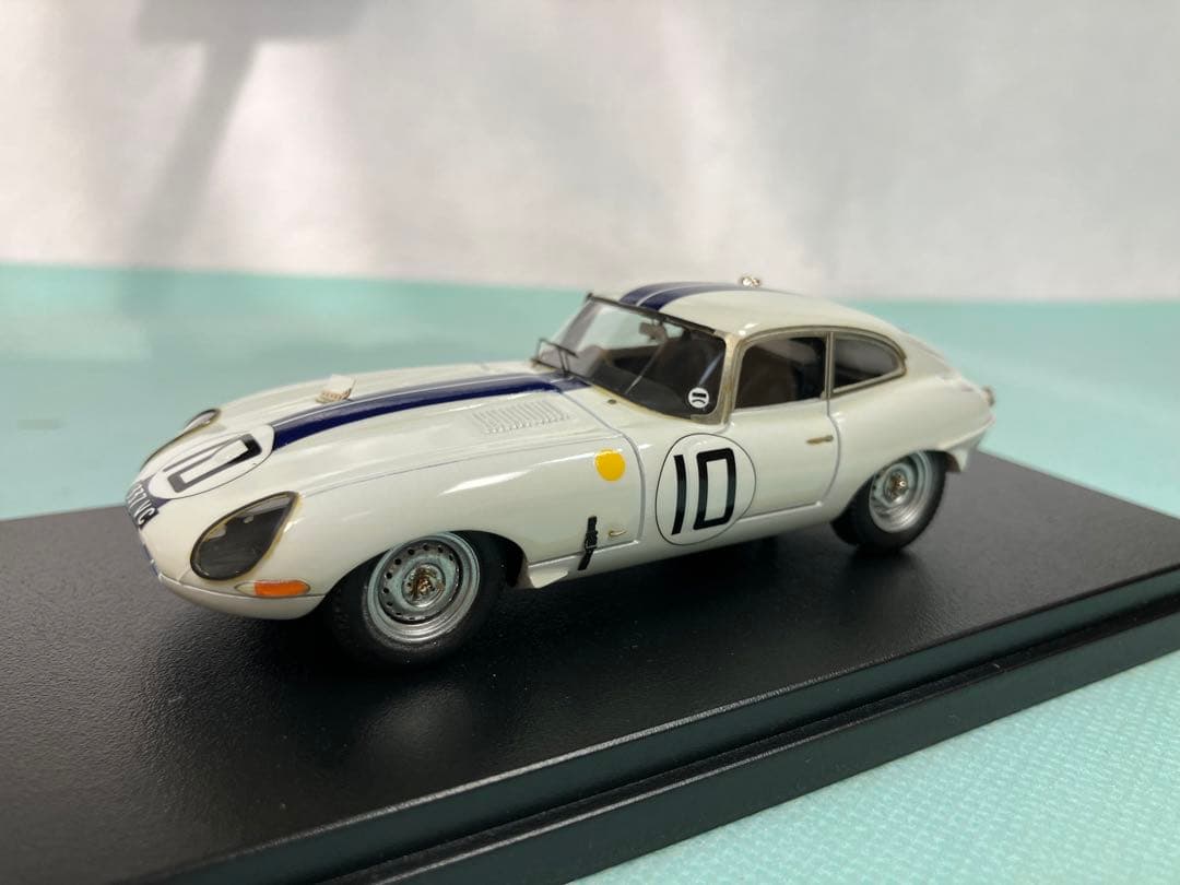 テクノモデル　１／４３　ジャガー　Ｅタイプ　１９６２年ル・マン　No.１０　白