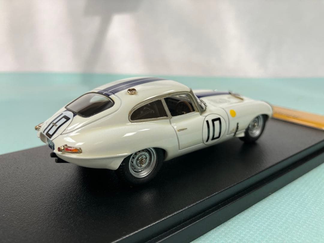 テクノモデル　１／４３　ジャガー　Ｅタイプ　１９６２年ル・マン　No.１０　白