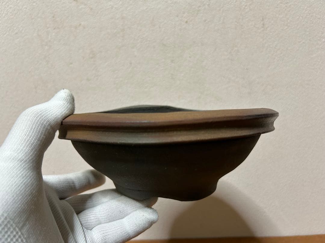 竹鳳　焼締変形盆栽鉢　貴風盆栽　小品盆栽　文人木　寄せ植え　山野草
