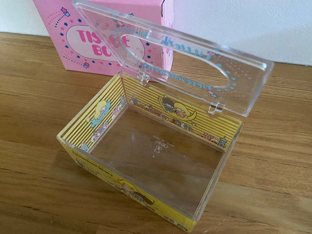レトロ サンリオ キキララ ティッシュケース ティッシュボックス 1976年製