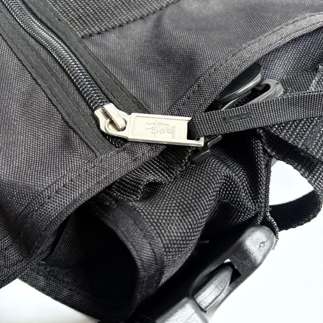 【超希少】 付属付 90's Old Stussy レコードバッグ 紺タグ 美品