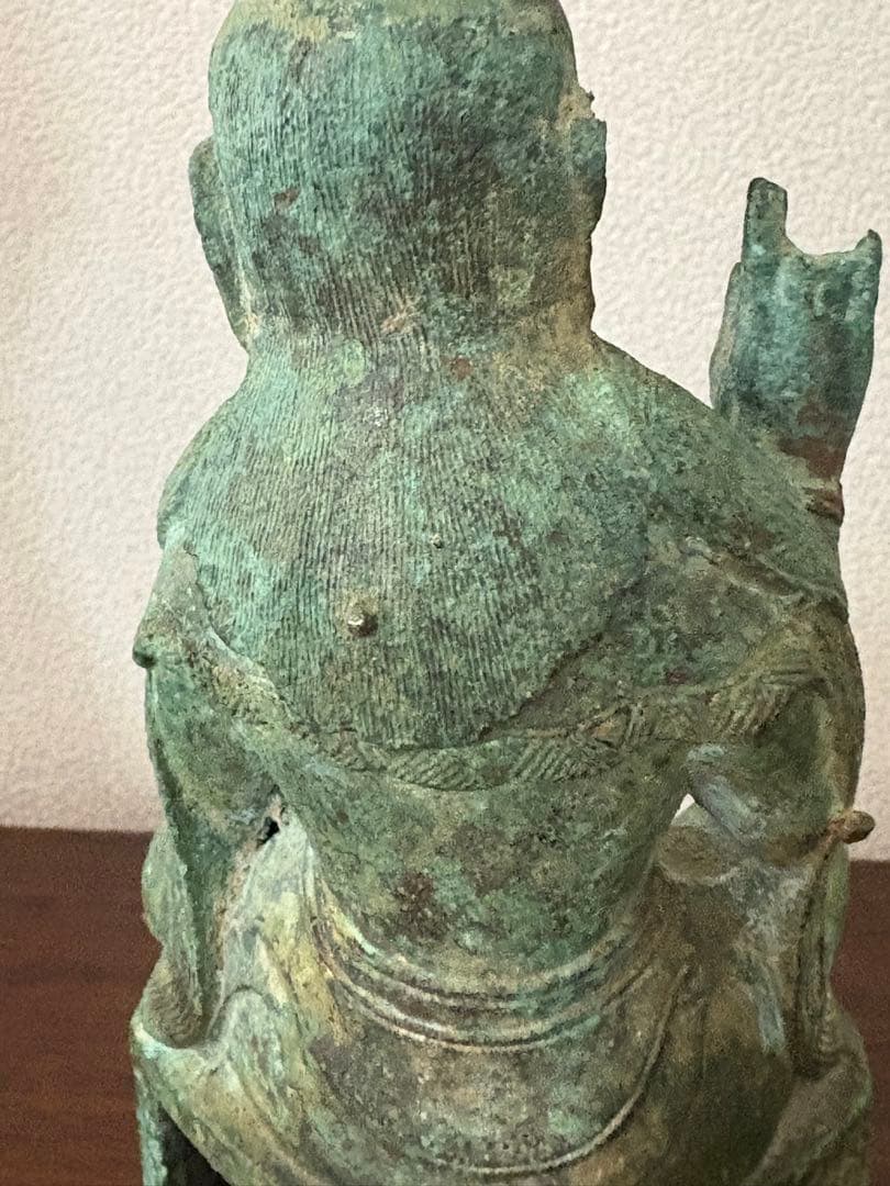 仏像　鍍金仏？青銅？ 1170g 25cm