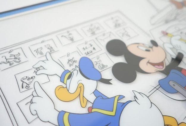 ディズニー限定生産セル画 ミッキー ミニー ドナルド プルート グーフィー