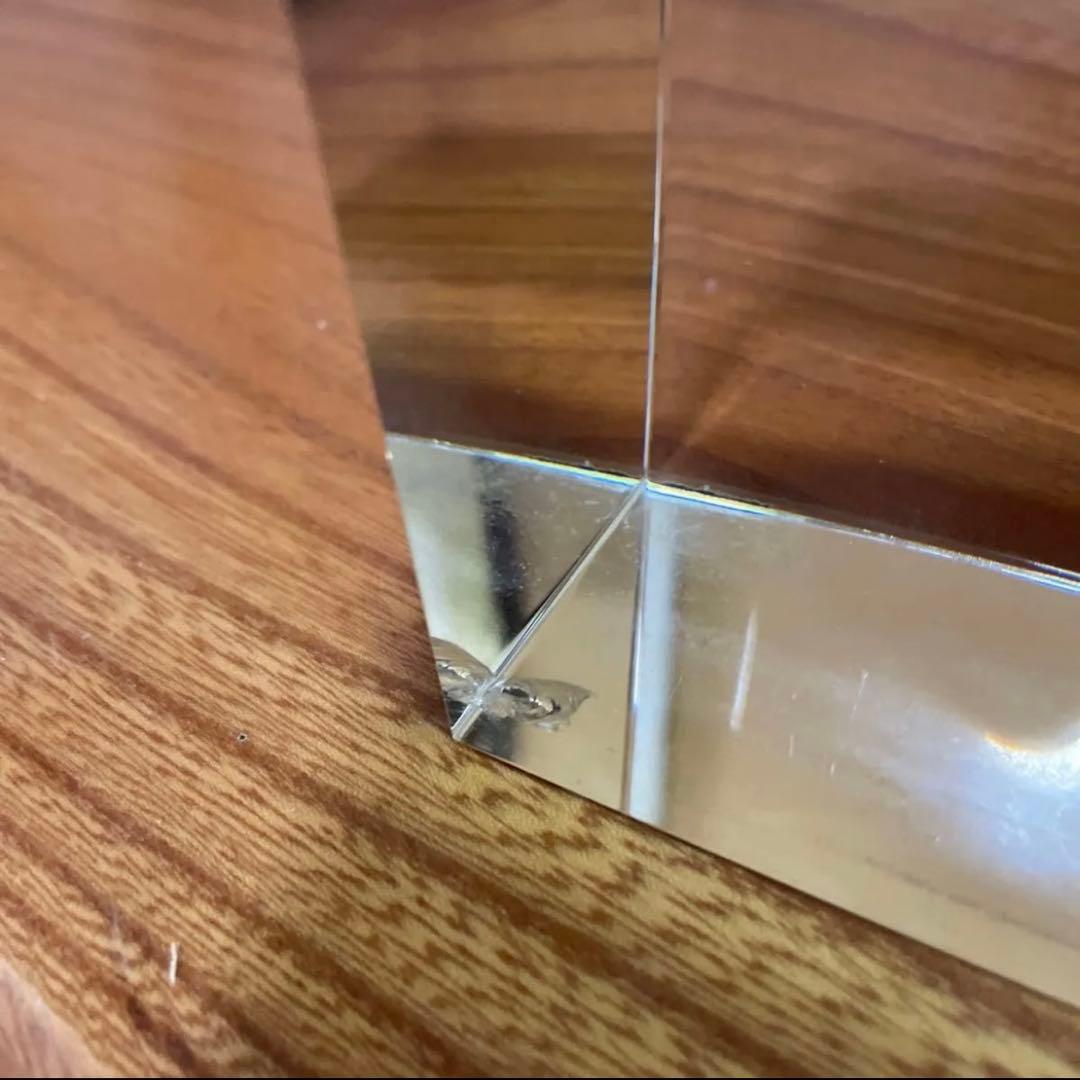 水晶玉 クリスタル 丸玉 直径(約)15cm 【台座付】風水グッズ 人工溶錬水晶