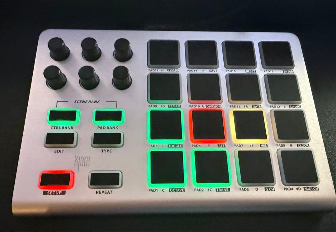 ESI Xjam MIDIパッド コントローラー