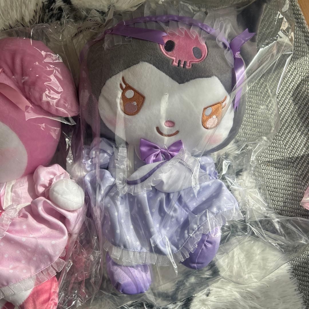 マイメロ　くじ　ぬいぐるみ　クロミ