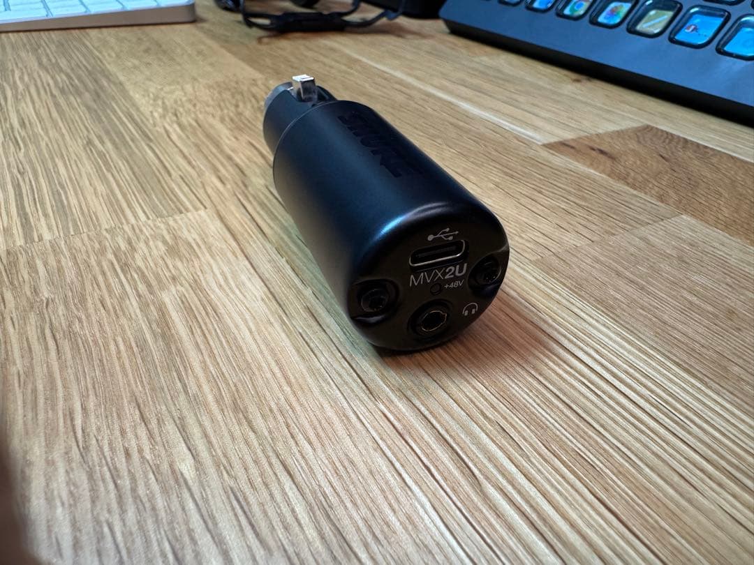 R0808！！ SHURE MVX2U オーディオインターフェース
