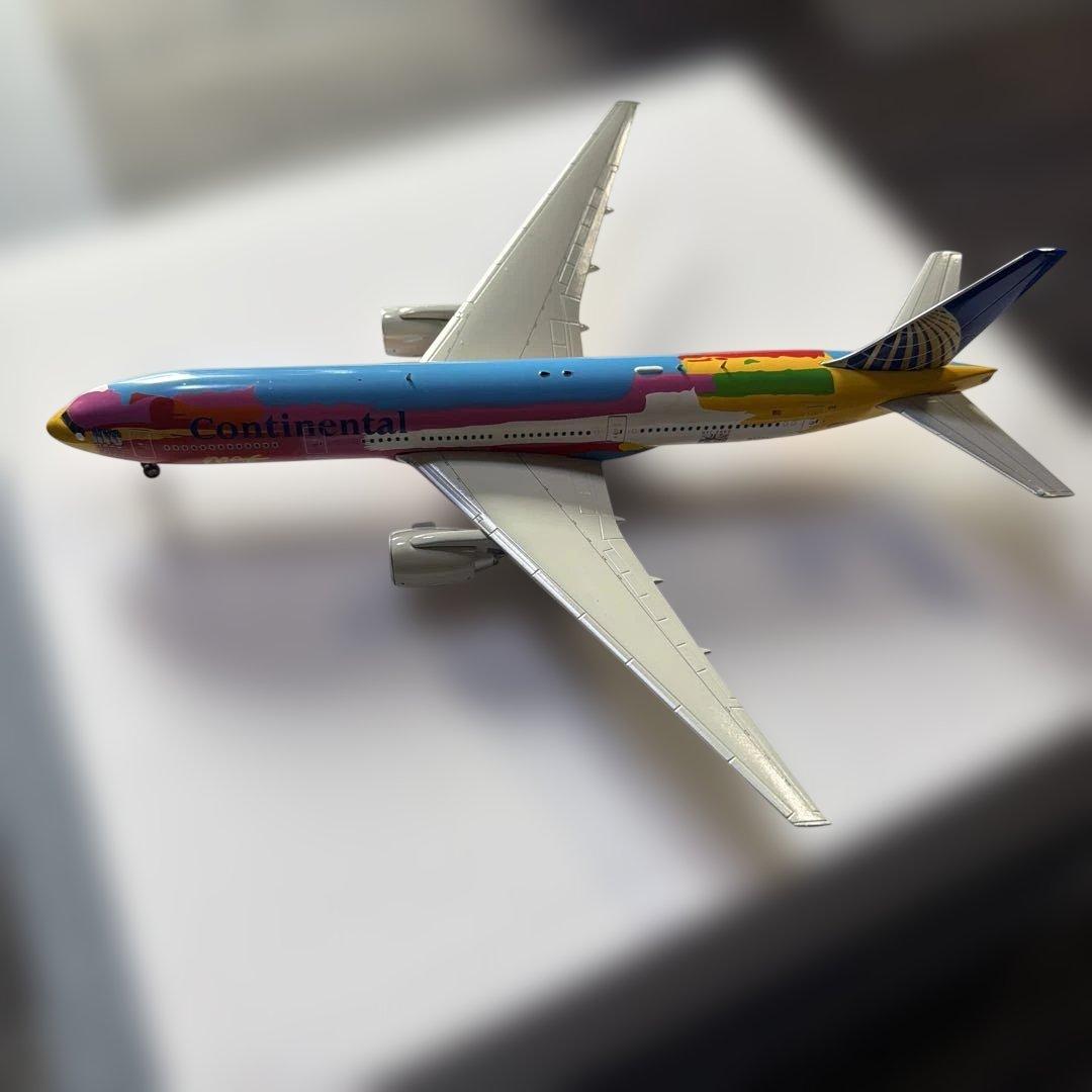 航空機・ヘリコプター Continental Boeing 777 NYC 2000 1:200