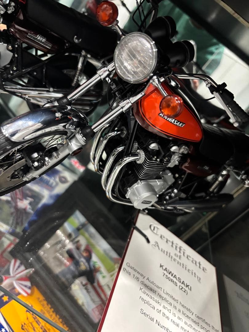 KAWASAKI Z1.Z2 1/6 ミニチャンプス.オートアート　2台セット