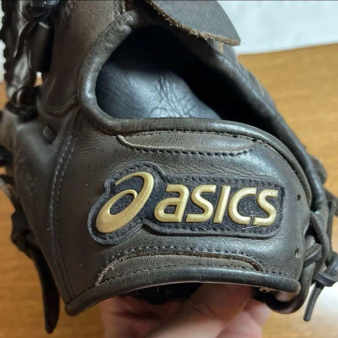 アシックス ゴールドステージ 一般軟式 グローブ グラブ 左投げ 投手用 良品