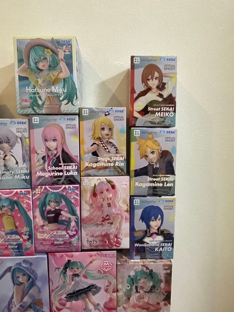 初音ミク　プライズ　フィギュア　20点　まとめ AMP レン　リン　カイト　他