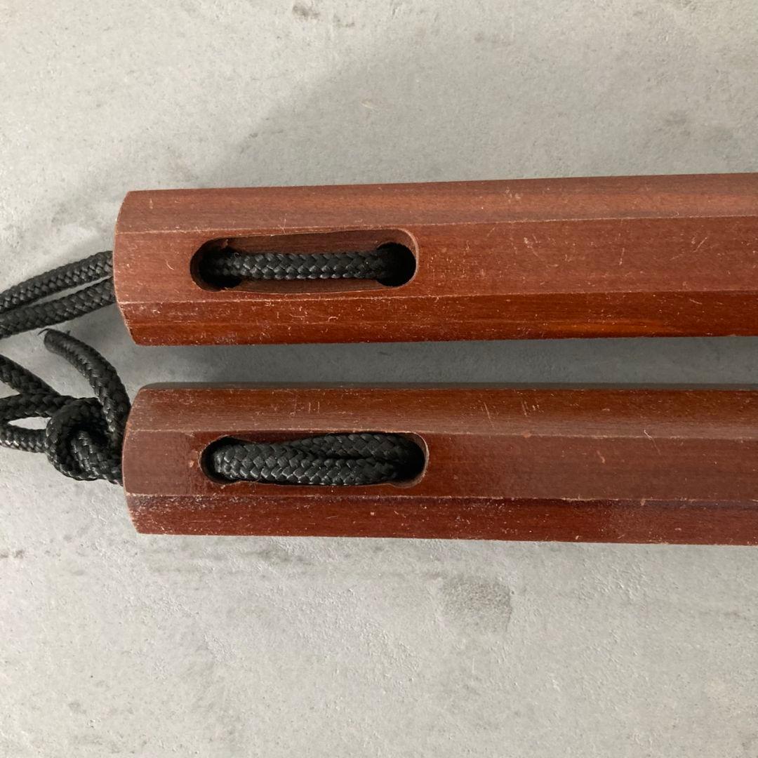 スヌケ　ヌンチャク　ペア　沖縄空手　古流武術　古武道　日本製　15cm　八角先太