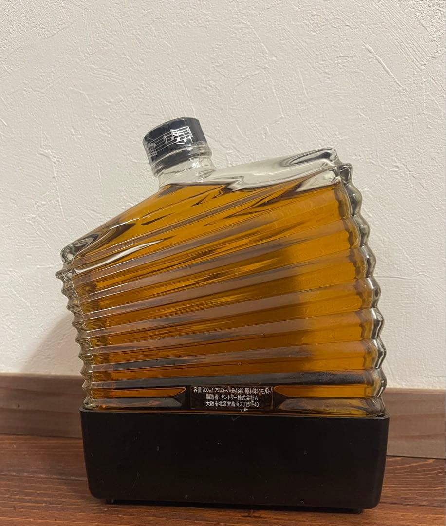 サントリー 山崎12年 ウイスキー アコーディオン型ボトル 700ml 43%