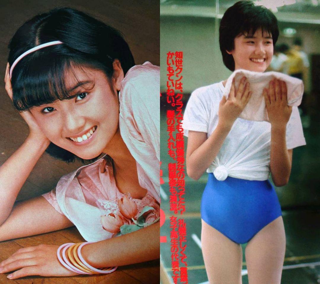 原田知世　1982年〜1989年 大量　切り抜き　ファイル　2冊　120P