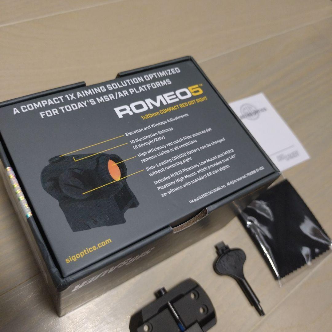 SIG SAUER ROMEO5 ドットサイト 実物