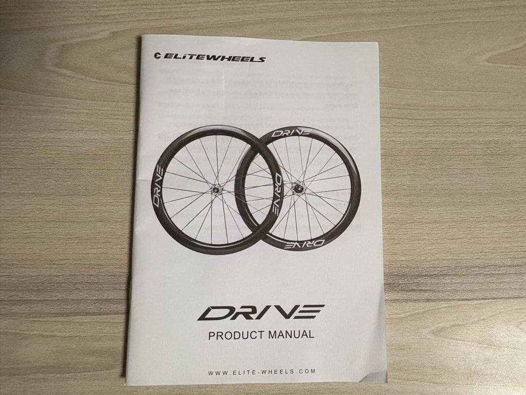 Elitewheels DRIVE40D ブラックデカール　シマノフリー