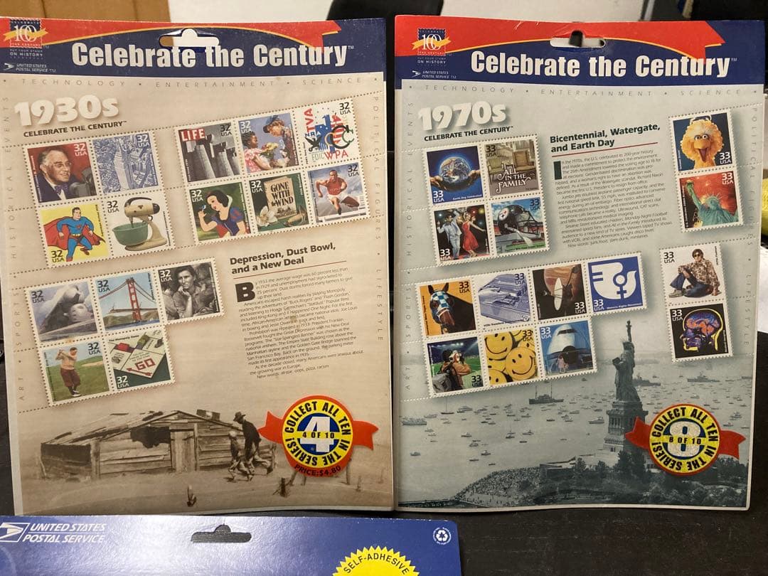 切手コレクション　アメリカ歴史 American Stamps Vintage