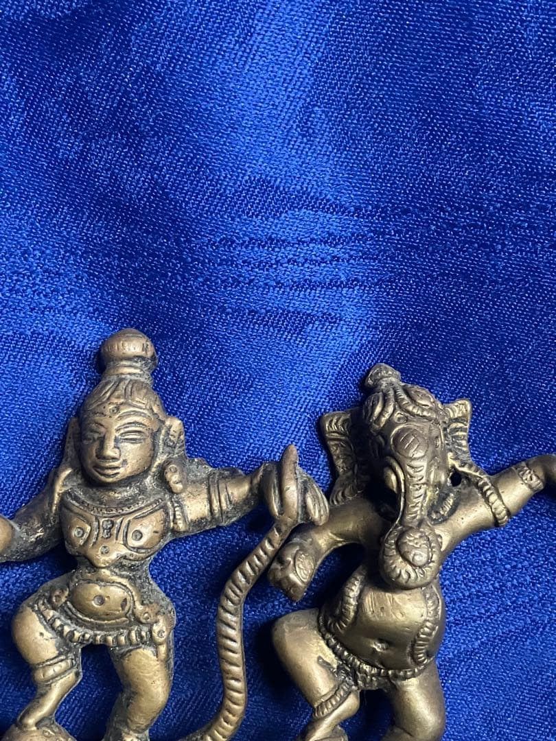 インド神像 金属製彫刻セット