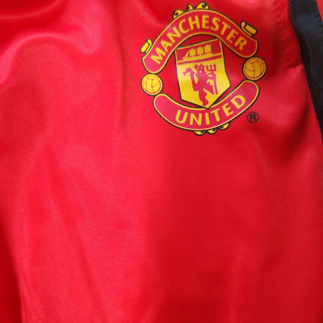 【レア☆MANCHESTER　UNITED】パーカー　OFFICIAL　赤　LL