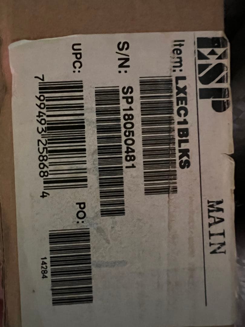 【新品】【希少】スナップオン×ESP コラボギター　新品未使用