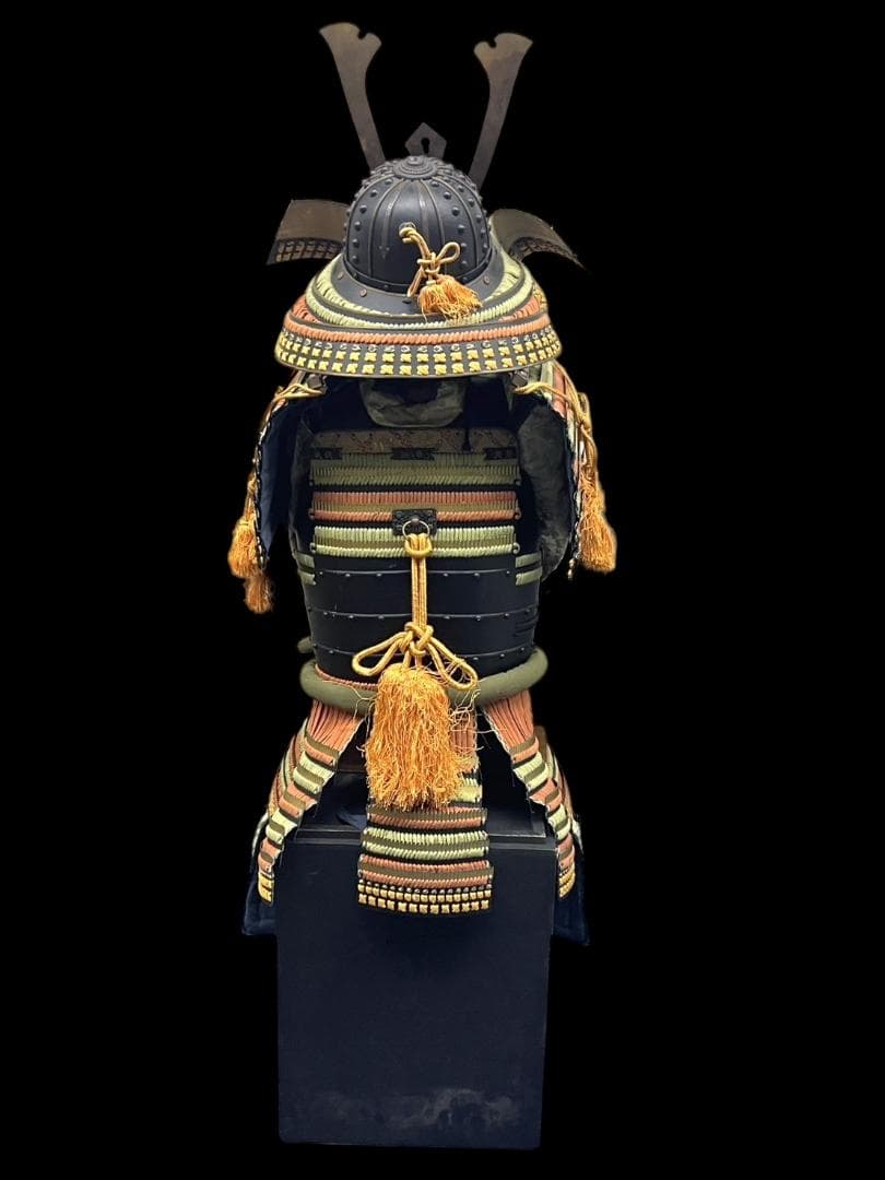 送料込み 着用可能 甲冑 等身大 当世具足 鎧兜 時代祭り 鎧櫃 龍刻 胸当て