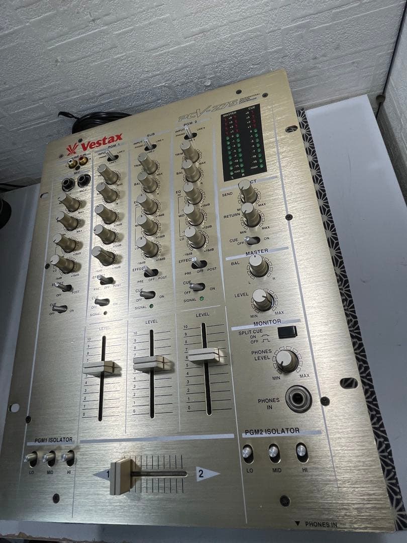 VESTAX ベスタクス　PCV-275 フェーダー、内部メンテナンス