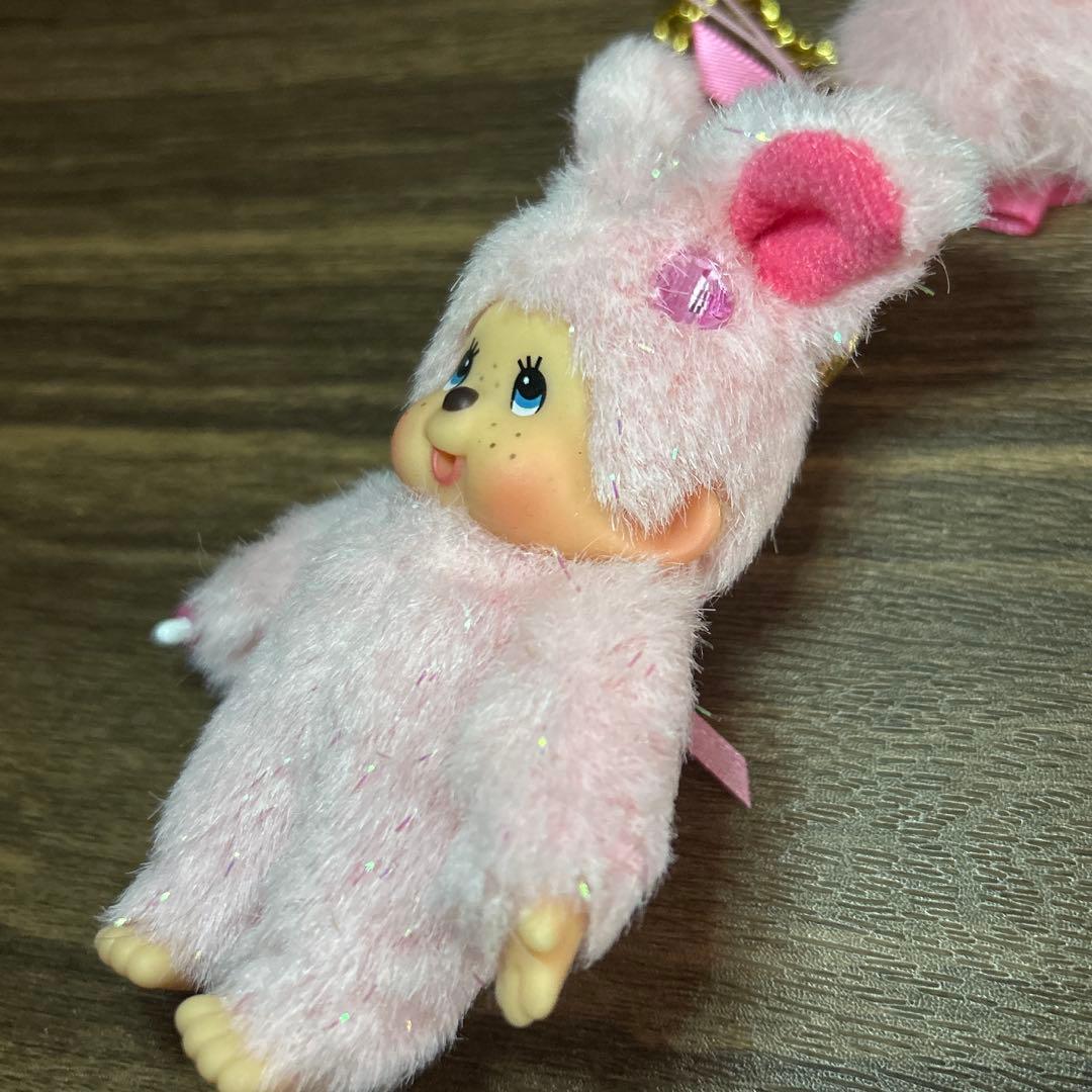 モンチッチ　チムたん　レア　ラメ　ぬいぐるみ　ストラップ　キーホルダー　レトロ