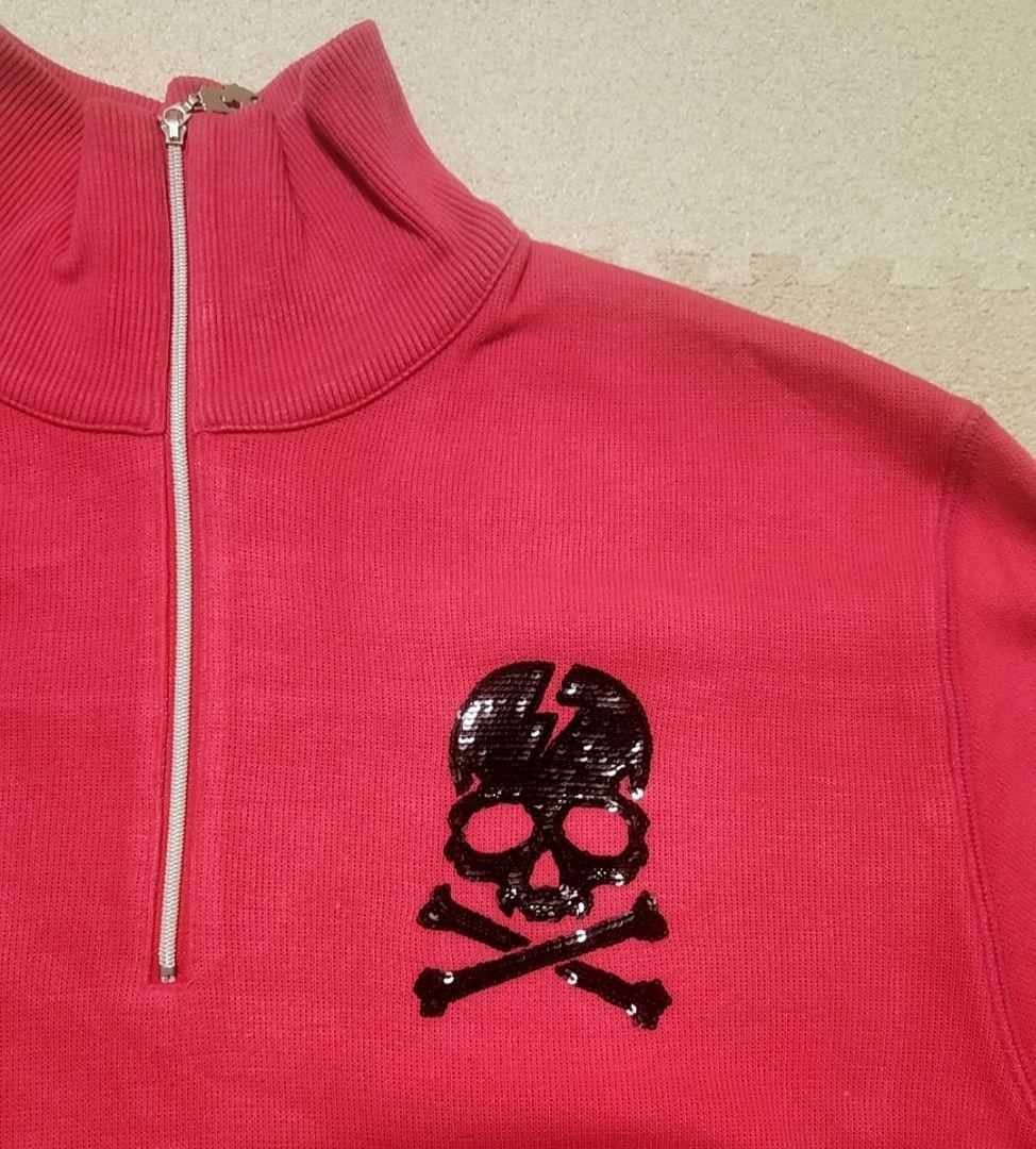 ダンスウィズドラゴン ハーフジップセーター スカル Size 3