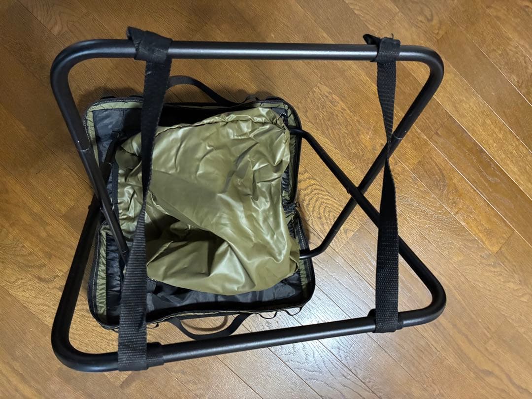 AS2OV アッソブ　折りたたみオットマン　カーキ